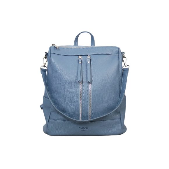 Alya Backpack, Leather  (Light Blue)🤘 - Picture 1 of 5
